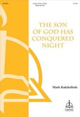 The Son of God Has Conquered Night Unison choral sheet music cover